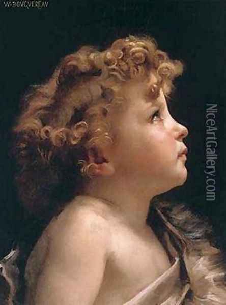 Young John the Baptist Oil Painting - William-Adolphe Bouguereau