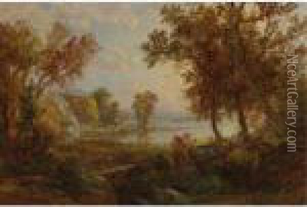 Autumn Scenery Oil Painting - Jasper Francis Cropsey