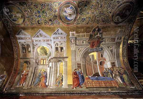 Dormition of the Virgin Oil Painting - Andrea Del Castagno