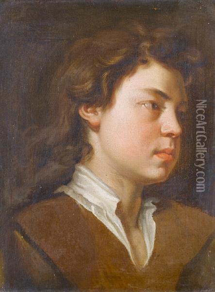 Study For The Head Of A Young Boy Oil Painting - Jacob Huysmans