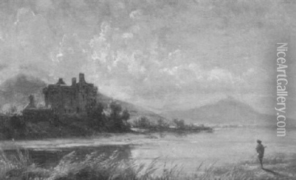 Kilkern, Castel In Schottland Oil Painting - Carl Robert Kummer