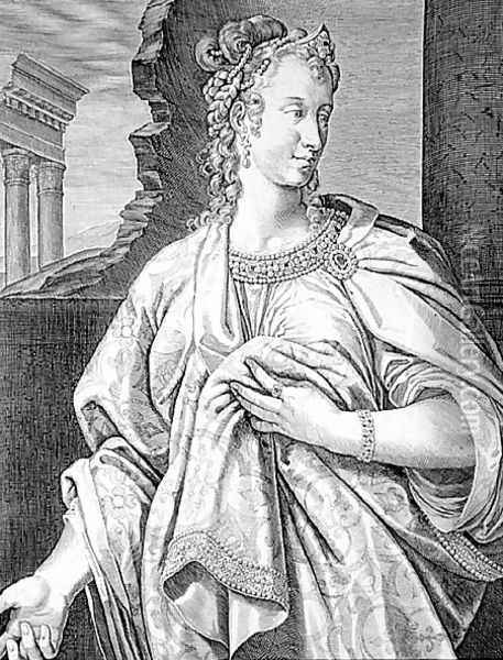 Aelia Petina wife of Claudius Oil Painting - Aegidius Sadeler or Saedeler