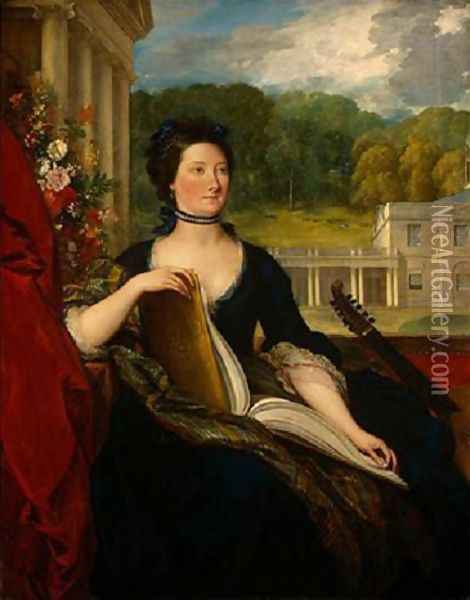 Maria Hamilton Beckford Oil Painting - Benjamin West