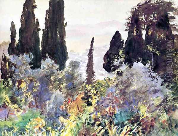 Granada Oil Painting - John Singer Sargent