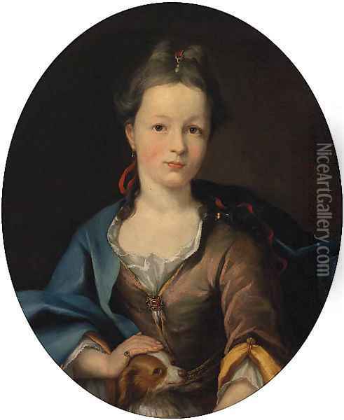 Portrait of a Lady 3 Oil Painting - Heroman Van Der Mijn