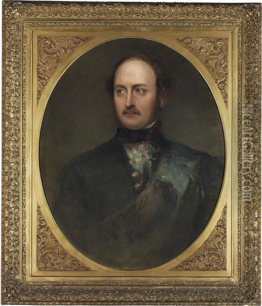 Portrait Of Prince Albert Oil Painting - William Boxall