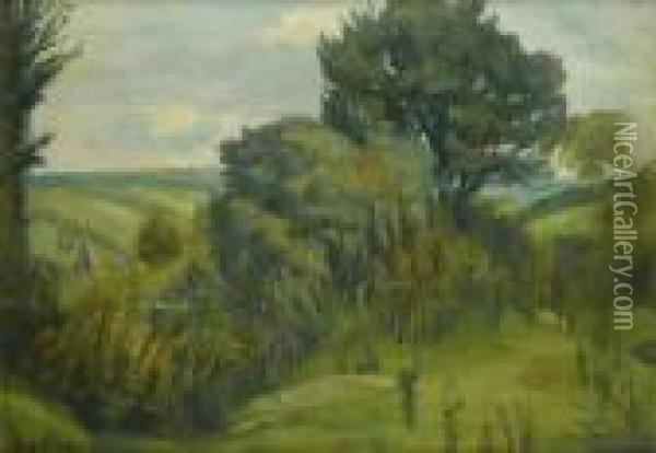 Bouquet D'arbres Oil Painting - Emile Bernard