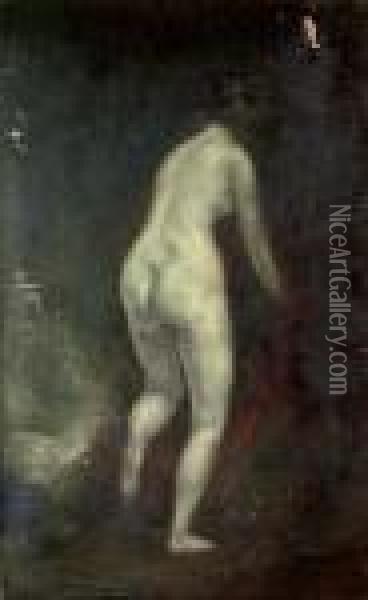 Femme Nue De Dos Oil Painting - Louis Anquetin
