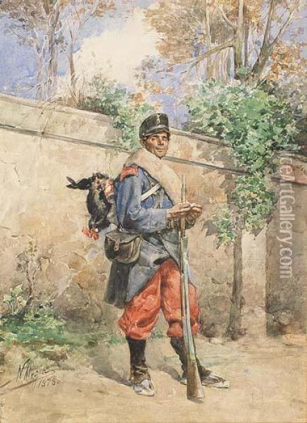 Il Soldato Oil Painting - Nicolas Megia Marques