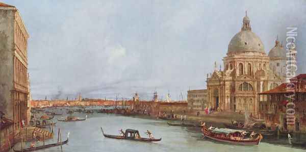 Sight of St Mark's Oil Painting - (Giovanni Antonio Canal) Canaletto