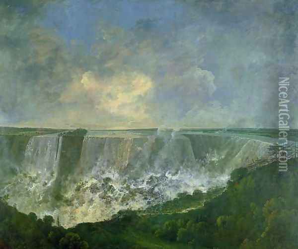 The Falls of Niagara, 1770-80 Oil Painting - Richard Wilson
