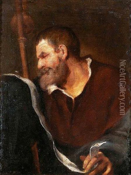 Santiago Apostol Oil Painting - Sir Anthony Van Dyck
