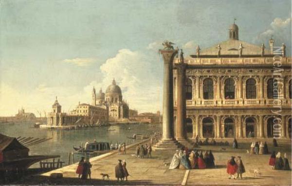 The Piazzetta Di San Marco Oil Painting - Antonio Joli