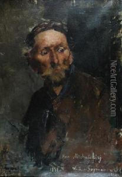 Portret Mezczyzny Oil Painting - Waclaw Szymanowski
