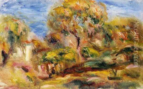 Landscape 1917 Oil Painting - Pierre Auguste Renoir