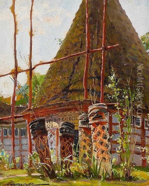 Nouvelle Caledonie Oil Painting - Constantin Alexandr. Westchiloff