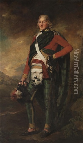 A Portrait Of Sir John Sinclair, 1st Baronet Of Ulbster Oil Painting - Sir Henry Raeburn