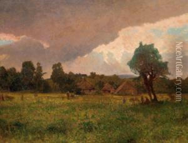 Paesaggio Oil Painting - Heinrich Tomec