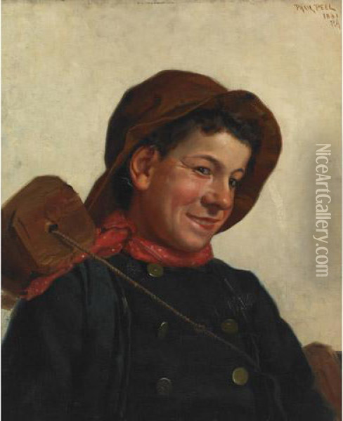 The Fisher Boy Oil Painting - Paul Peel