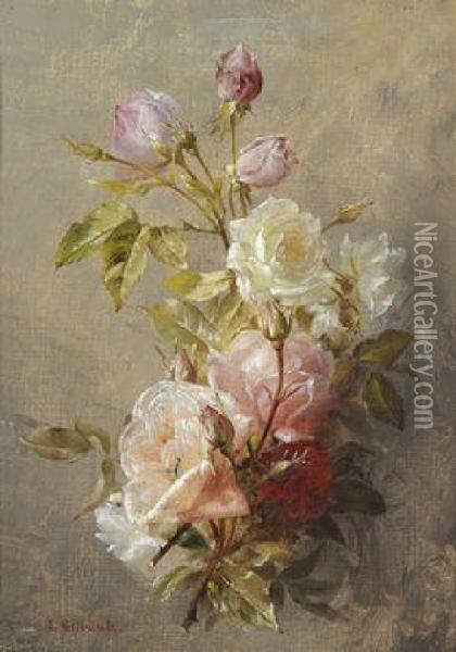 Ein Rosenzweig Oil Painting - Joseph-Eugene Gilbault