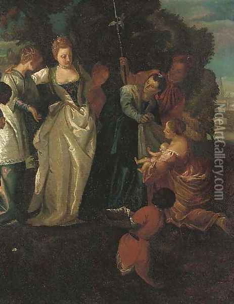 The Finding of Moses 2 Oil Painting - Paolo Veronese (Caliari)