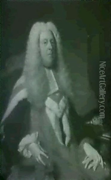 Portrait Of John Bettesworth (1720-1770) Oil Painting - James Cranke