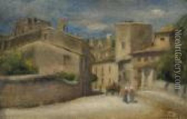 Villeneuve-les-avignon Oil Painting - Pierre Auguste Renoir