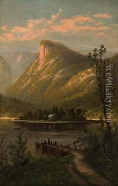 ''adirondacks - Mt. Macomb'' Oil Painting - Charles Day Hunt