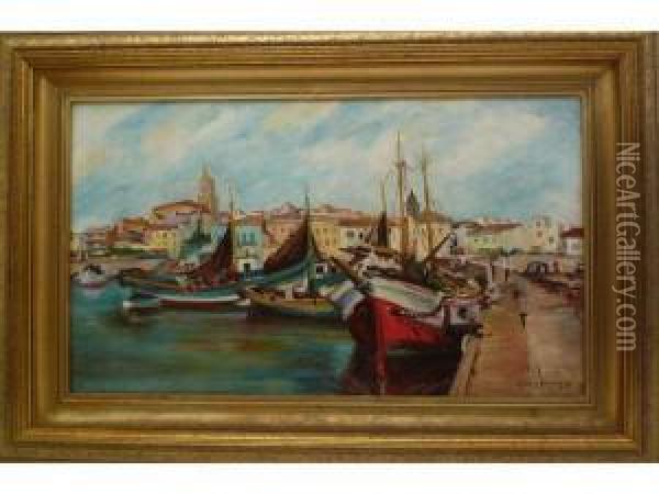 Pays Basque Oil Painting - Louis Mayer