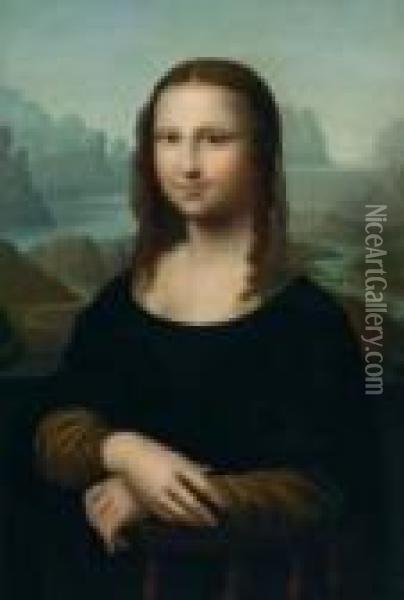 La Giaconda Oil Painting - Leonardo Da Vinci