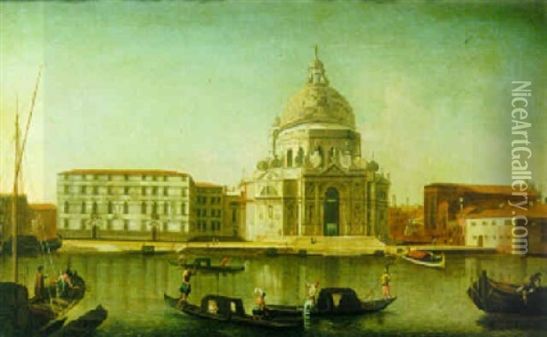 Venice: The Salute Oil Painting - Michele Marieschi