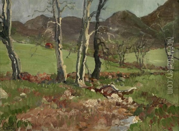 Above The Gorge Oil Painting - Charles Arthur Fries