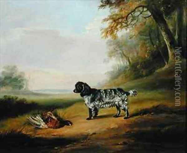 Landscape with a Dog Oil Painting - John Snr Ferneley