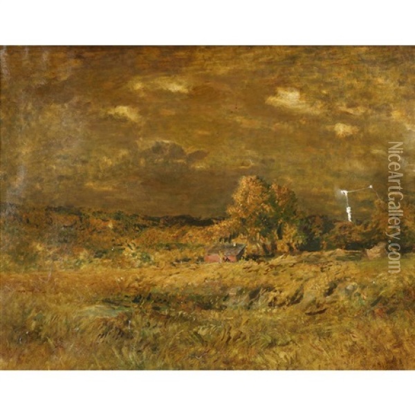 Autumn Glow Oil Painting - Alexander Helwig Wyant