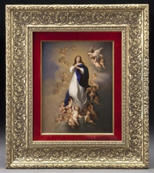 Our Lady Madonna Oil Painting - Bartolome Esteban Murillo