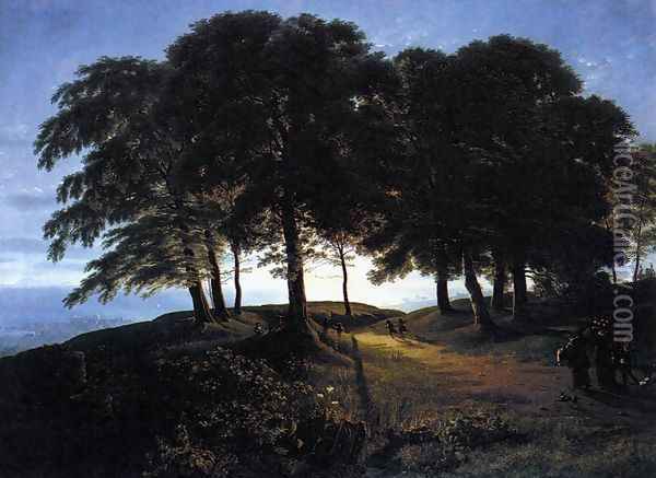 Morning 1813 Oil Painting - Karl Friedrich Schinkel