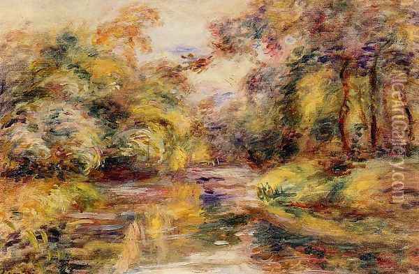 Little River Oil Painting - Pierre Auguste Renoir
