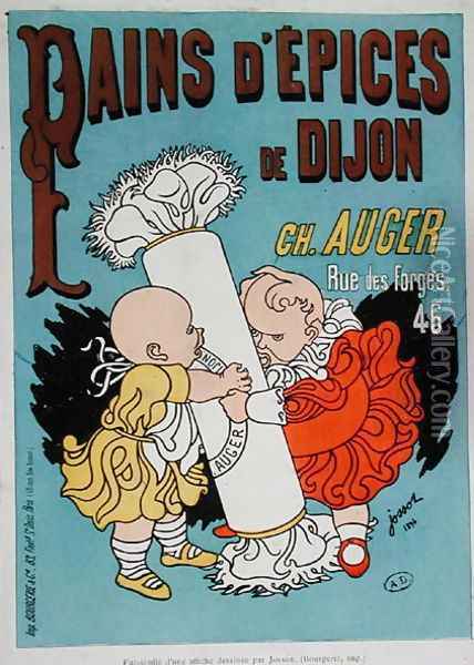 Poster advertising Dijon Pain dEpices Oil Painting - Henri Gustave Jossot