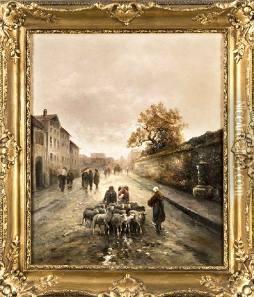 Wiener Ansichtenmaler Oil Painting - Emil Barbarini