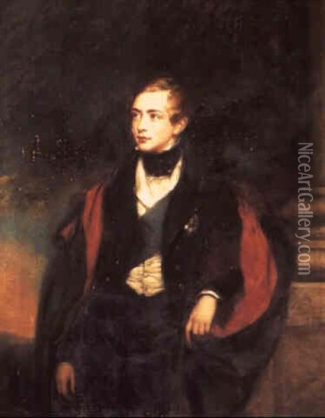 Prince George Of Cambridge Oil Painting - John Lindsay Lucas
