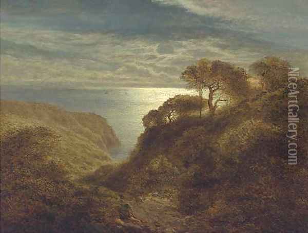 Evening, near Bettws-y-Coed, North Wales Oil Painting - Arthur Gilbert