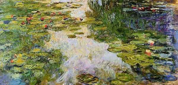 Water Lilies48 Oil Painting - Claude Oscar Monet