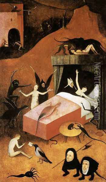 Last Judgment (fragment of Hell) Oil Painting - Hieronymous Bosch