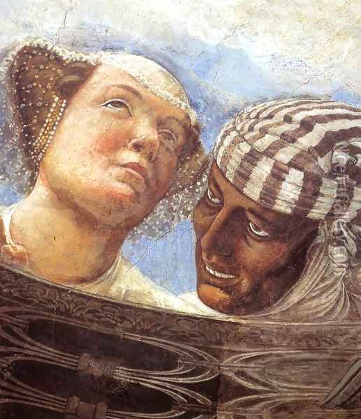 Ceiling Oculus (detail) 2 Oil Painting - Andrea Mantegna