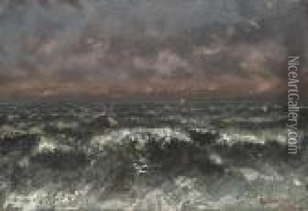 Marine Oil Painting - Gustave Courbet