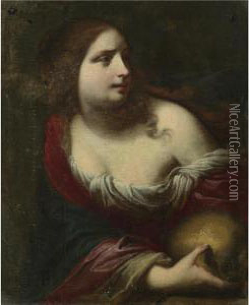 Mary Magdalene Oil Painting - Simone Pignone