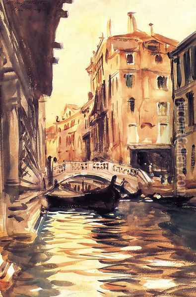 Ponte della Canonica Oil Painting - John Singer Sargent