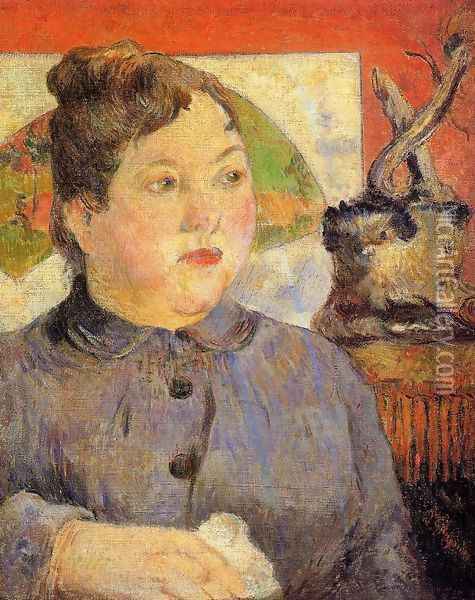 Portrait Of Madame Alexander Kholer Oil Painting - Paul Gauguin