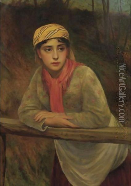 The Trysting Place Oil Painting - Charles Sillem Lidderdale