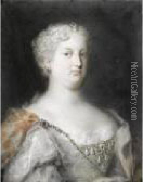 Maria Amalia, Princess Of Austria, Electress Of Bavaria And Later Empress Oil Painting - Rosalba Carriera